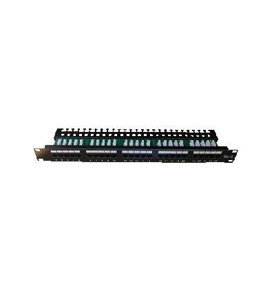 DATACOM Patch panel ISDN 25p.1U Integrovaný BLACK, 19"