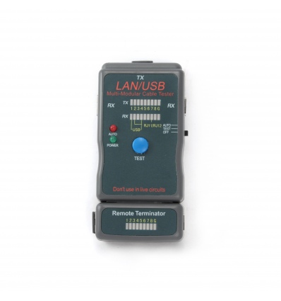 GEMBIRD Eth kabel tester NCT-2 - RJ11-12,USB