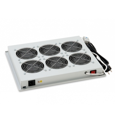 Vent.j. horní(spodní) 6x ventilátor 220V/138W čer.