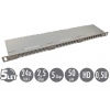 19" patch panel Solarix 24xRJ45 CAT6 STP s vyvazovací lištou 0,5U SX24HD-6-STP-SL