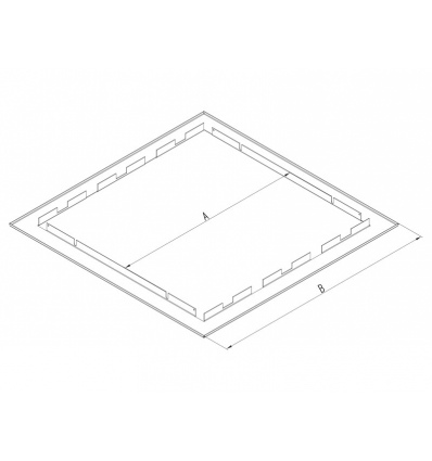 Sada pro zazdění RNA/SNA v.500 RAL9003 hl.lesklá