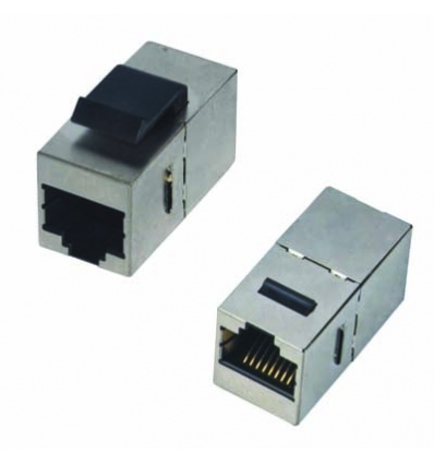 DATACOM Spojka panel STP 2 x RJ45 (8p8c) Cat5e,přímá,plast