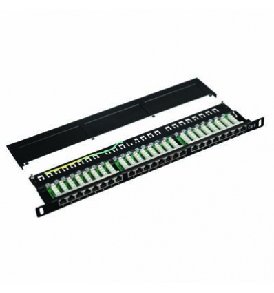 DATACOM Patch panel 19" STP 24 port CAT6 LSA 0,5U