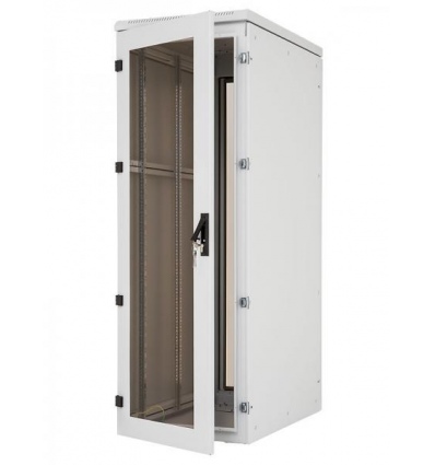 Stojanový rack 42U(š)600x(h)1000 RIE IP54 plech.dveře,černý