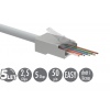 Univerzální EASY konektor RJ45 CAT5E STP 8p8c na drát i licnu SXRJ45-5E-STP-EASY 100ks