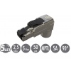 Konektor MPTL 90° RJ45 CAT5E STP samořezný SXRJ45-5E-STP-BK-SA-U