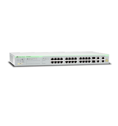 Allied Telesis 24xFE smart+2xGb+2SFP PoE switch AT-FS750/28PS