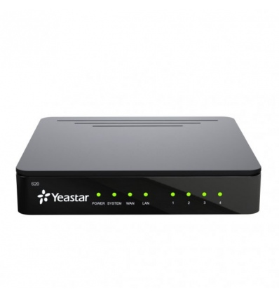 Yeastar S20, IP PBX, až 4 porty, 20 uživatelů, 10 hovorů