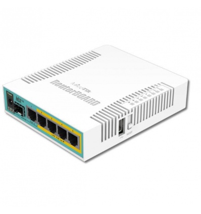 Mikrotik RB960PGS 800MHz, 128MBRAM, 5x LAN, hEX