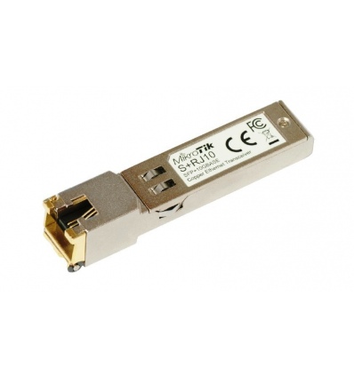 MikroTik S+RJ10 - RJ45 SFP+ metalický modul 10/100/1000M/2.5G/5G/10G