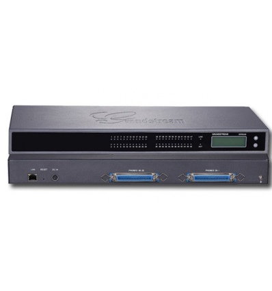 Grandstream GXW4248, VoIP, SIP, 2 50-pin Telco connectors, 1x Gbit LAN, graf, displej, 2x RJ21, rack