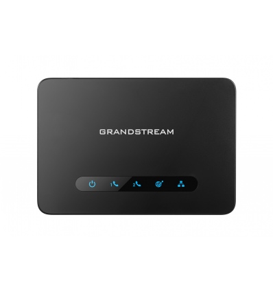 Grandstream HT812 (ATA), 2x FXS, 2 SIP účty, 1x Gbit LAN, NAT router, 3-cestná konf., auto-provisi.