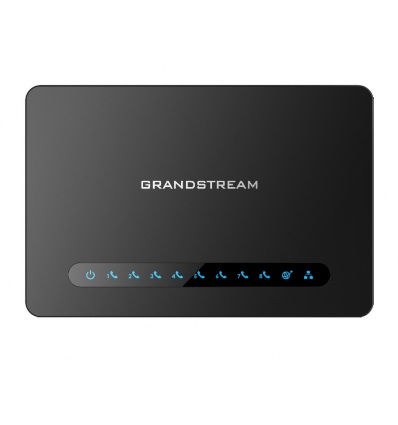 Grandstream HT818 (ATA), 8x FXS, 2 SIP profily, 1x Gbit LAN, NAT router, 3-cestná konf.