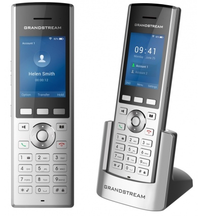 Grandstream WP820 WiFi IP tel., 2,4" bar. displ., 2SIP úč., video, BT, Micro USB, Handover