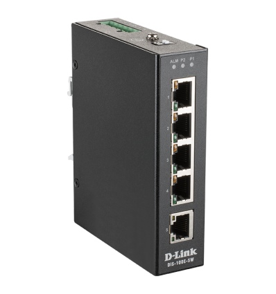 D-Link DIS-100E-5W Industrial 5 port Unmng switch