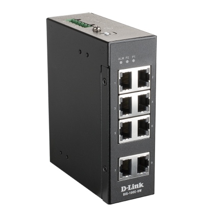 D-Link DIS-100E-8W Industrial 8 port Unmng switch