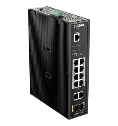 D-Link DIS-200G-12PS Industrial L2 smart manage POE switch