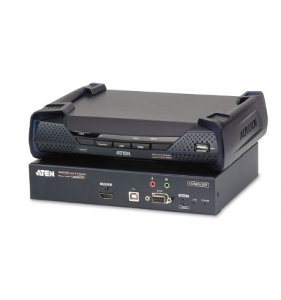 ATEN 4K HDMI KVM, OverNet, rack, USB,audio, RS-232