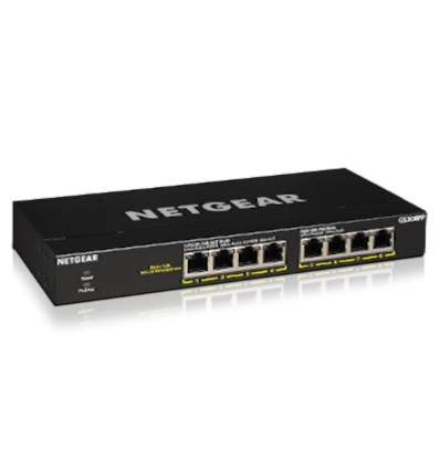 NETGEAR 8PT GE UNMANAGED SWCH W/POE/POE+