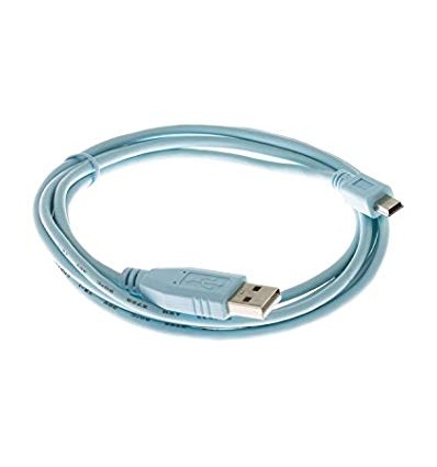 Console Cable 6 Feet with USB Type A and mini-B Connectors