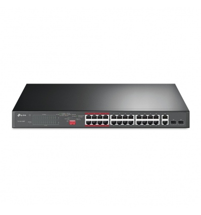 TP-Link TL-SL1226P 24xFE POE+ 250W 2xGb 2xSFP CCTV switch