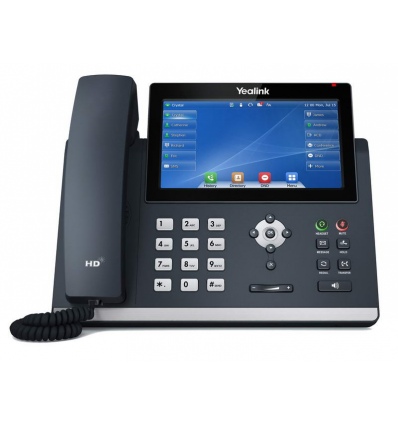 Yealink SIP-T48U SIP telefon, PoE, 7" 800x480 LCD, 29 prog.tl.,2xUSB, GigE