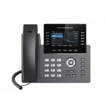 Grandstream GRP2615 SIP telefon, 4.3" TFT bar. displej, 5 SIP účtů, 10 prog. tl., 2x1Gb, WiFi, BT