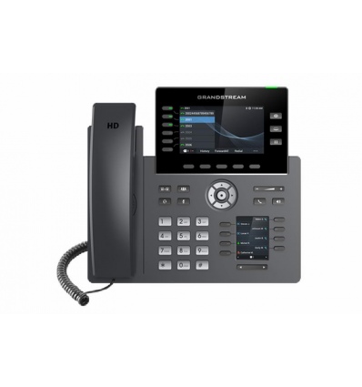 Grandstream GRP2616 SIP telefon, 2xdisplej, 4.3" a 2.4", 6 SIP účty, 24 pr.tl.,2x1Gb, WiFi, BT, USB