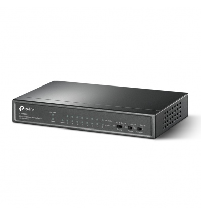 TP-Link TL-SF1009P 8x10/100 POE+ 65W,1x10/100 RJ45 nonPOE,desktop CCTV switch,kov.tělo