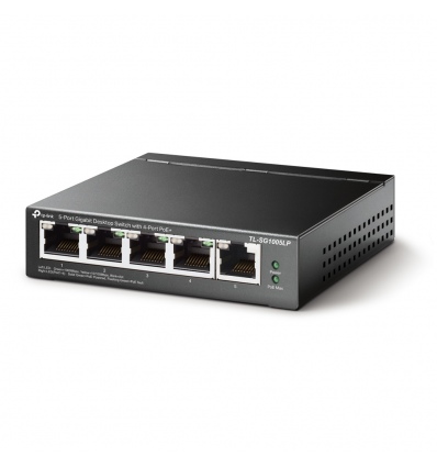 TP-Link TL-SG1005LP 5xGb (4POE+) 40W Desktop Steel Switch