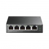 TP-Link TL-SF1005LP 5x10/100 (4xPOE) 41W Desktop Steel CCTV Switch