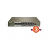 Tenda TEF1126P-24-250W PoE AF / AT switch - 24x PoE 100 Mb/s + 2x Uplink 1Gb/s RJ45/SFP, PoE+ 225W