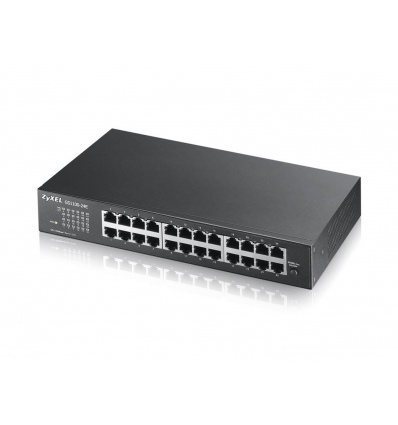 ZYXEL 24xGb fanless rack switch GS1100-24E v3