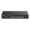 D-Link DGS-2000-10P Managed PoE switch, 8x GbE PoE+, 2x SFP, PoE 65W, fanless