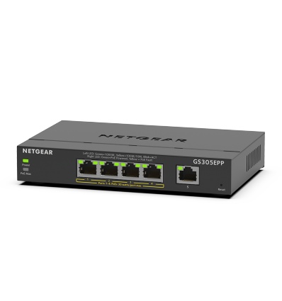 NETGEAR 5PT GE PLUS SWCH W/ HI-PWR POE+