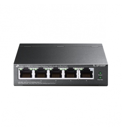 TP-Link TL-SF1005P 5x10/100 (4xPOE) 67W Desktop Steel CCTV Switch