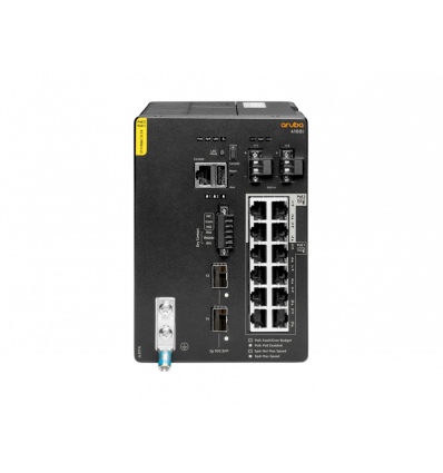 Aruba 4100i 12G CL4/6 POE 2SFP+ DIN Switch