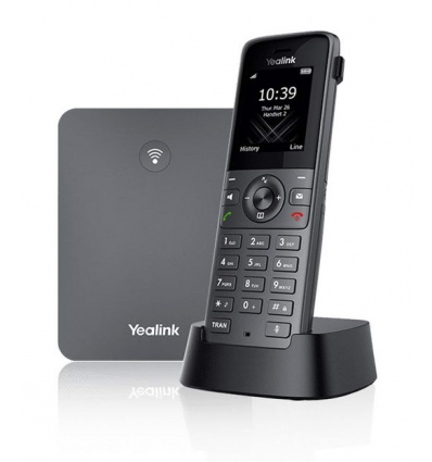 Yealink W73P, IP DECT báze+ručka, PoE, 1,8" bar.disp., až 10 ruček