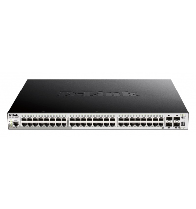 D-Link DGS-1510-52XMP 52-Port Gigabit Stackable POE Smart Managed Switch including 4x 10G SFP+