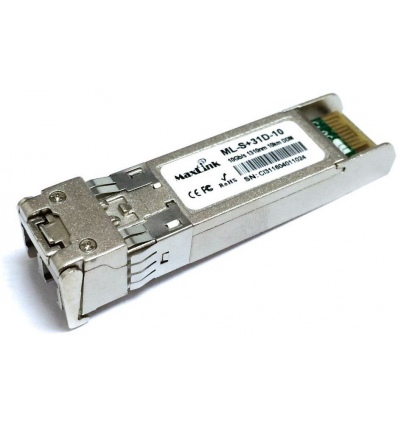 MaxLink 10G SFP+ optický modul, SM, 1310nm, 10km, 2x LC konektor, DDM