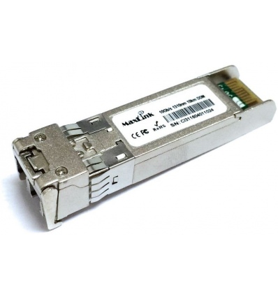 MaxLink 10G SFP+ optický modul, venkovní -40°C, SM, 1310nm, 10km, 2x LC konektor, DDM