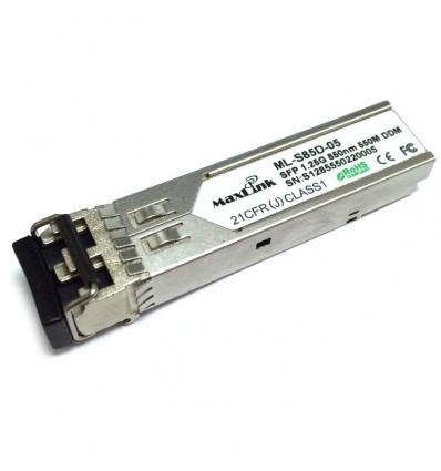 MaxLink 1.25G SFP optický modul, MM, 850nm, 550m, 2x LC konektor, DDM