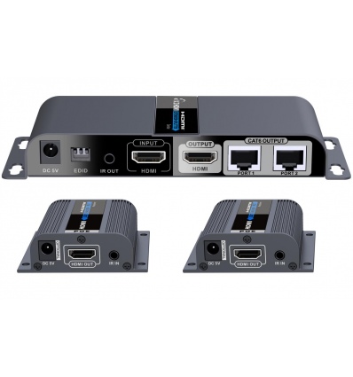 PremiumCord HDMI 1-2 splitter+extender po CAT6/6a/