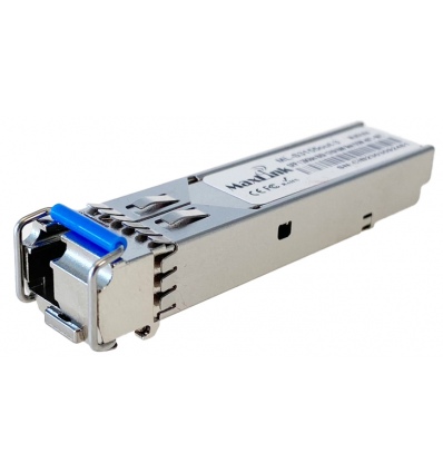 MaxLink 1.25G SFP optický modul, WDM(BiDi), SM, Tx 1310/Rx1550nm, 3km, průmyslový -40C+85C, 1xLC,DDM