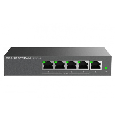 Grandstream GWN7700P Unmanaged Network Switch 5 portů / 4 PoE out