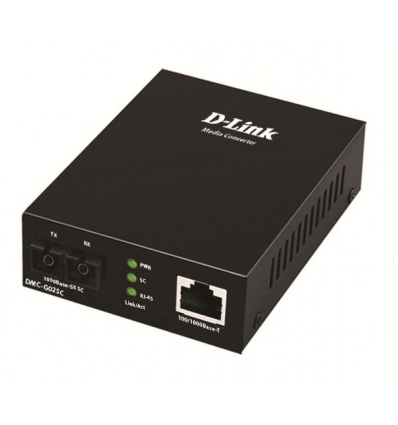 D-Link DMC-G02SC/E - 100/1000Base-t to 1000Base-SX SC Multi-mode Media Converter (550m)