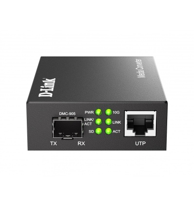 D-Link DMC-905/E - 10G/5G/2.5G/1G RJ-45 port to 1 x 10GBASE-X SFP+ port Media Converter (300m)