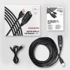 AXAGON ADR-210, USB 2.0 A-M - A-F aktivní prodlužovací / repeater kabel, 10m