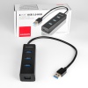 AXAGON HUE-S2B, 4x USB 3.0 CHARGING hub, micro USB nap. konektor, kabel USB-A 30cm