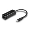 AXAGON ADE-SRC, USB-C 3.2 Gen 1 - Gigabit Ethernet síťová karta, auto instal, černá